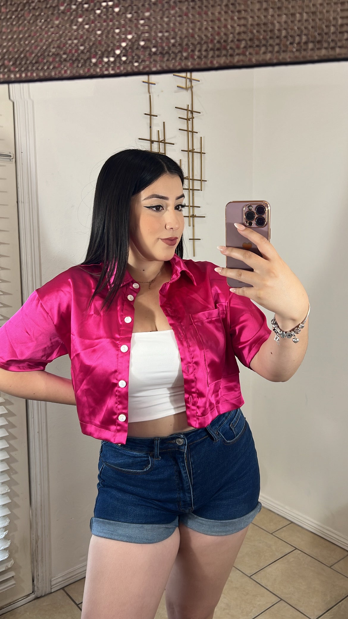 Alicia Pink Top